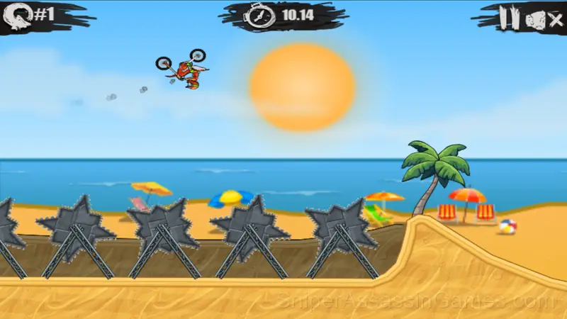 Mini Bike Race gameplay screenshot 1