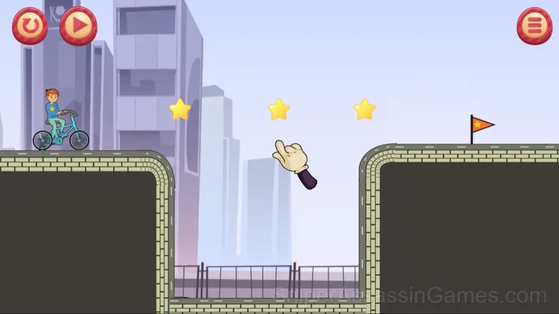 Draw The Bike Bridge gameplay screenshot 2