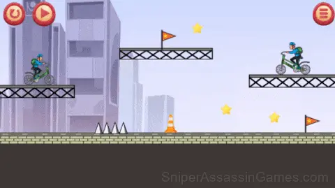 Draw The Bike Bridge gameplay screenshot 3