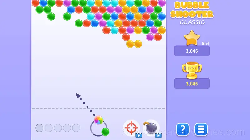 Bubble Shooter Classic gameplay screenshot 2