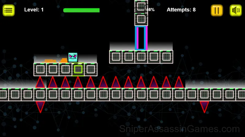 Geometry Subzero World gameplay screenshot 2