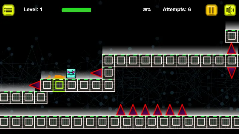 Geometry Subzero World gameplay screenshot 3