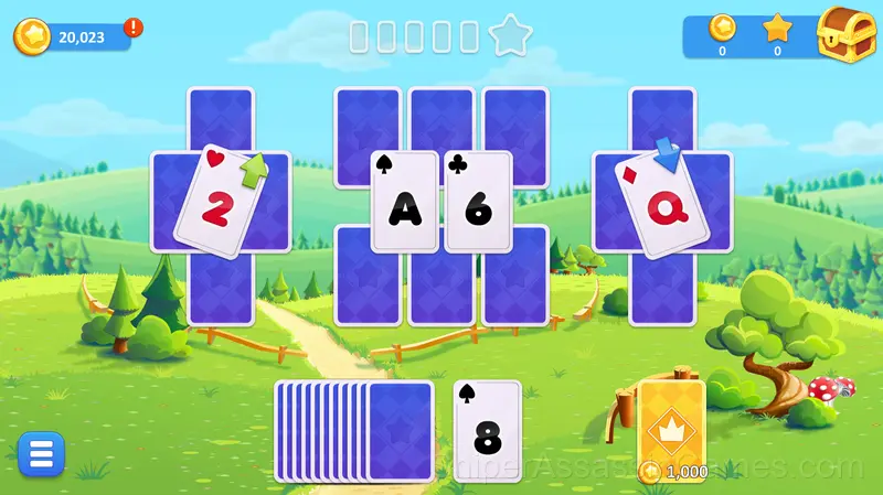 Gold of Gnomes Solitaire gameplay screenshot 3