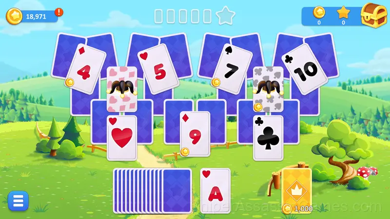 Gold of Gnomes Solitaire gameplay screenshot 4