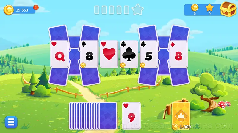 Gold of Gnomes Solitaire gameplay screenshot 5