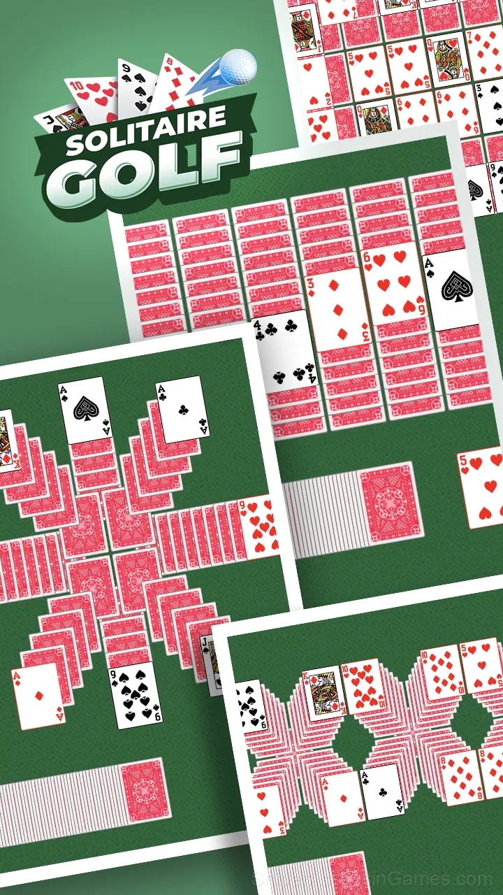 Solitaire Golf gameplay screenshot 1