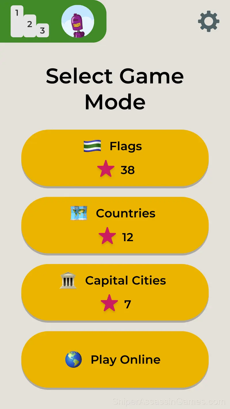 Game of Flags Quiz gameplay screenshot 2