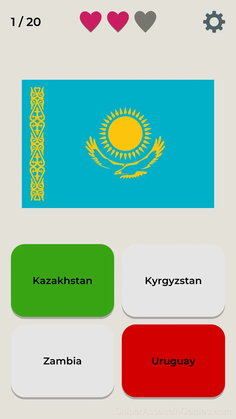 Game of Flags Quiz gameplay screenshot 4