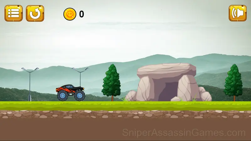Jul Monster Truck Racing gameplay screenshot 2