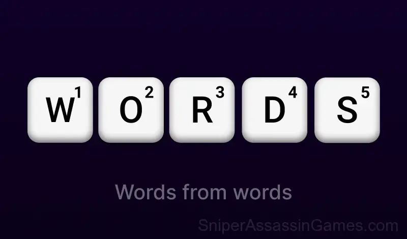 Play Words from words