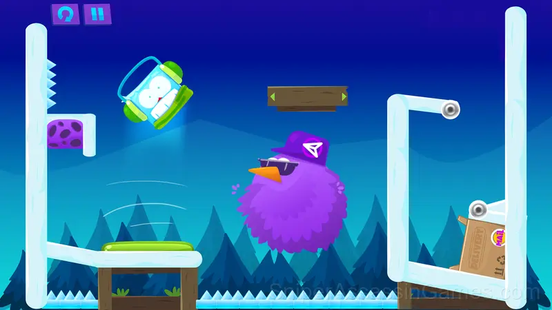 Icy Purple Head 2 gameplay screenshot 1