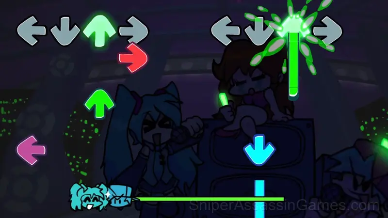 Friday Night Funkin vs Miku gameplay screenshot 4