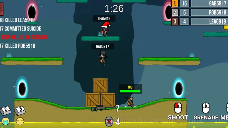 Shooter 2D Online gameplay screenshot 1