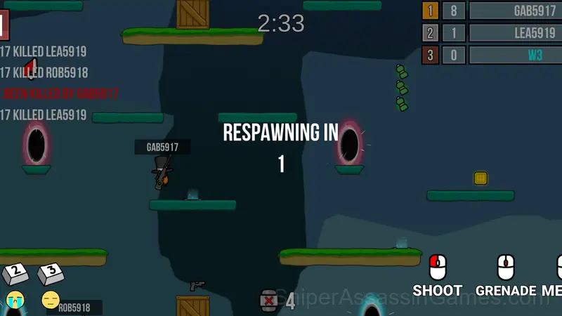 Shooter 2D Online gameplay screenshot 2