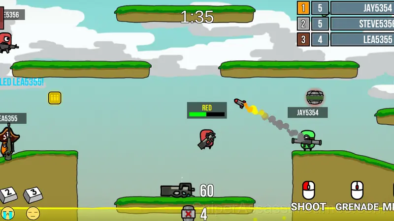 Shooter 2D Online gameplay screenshot 3