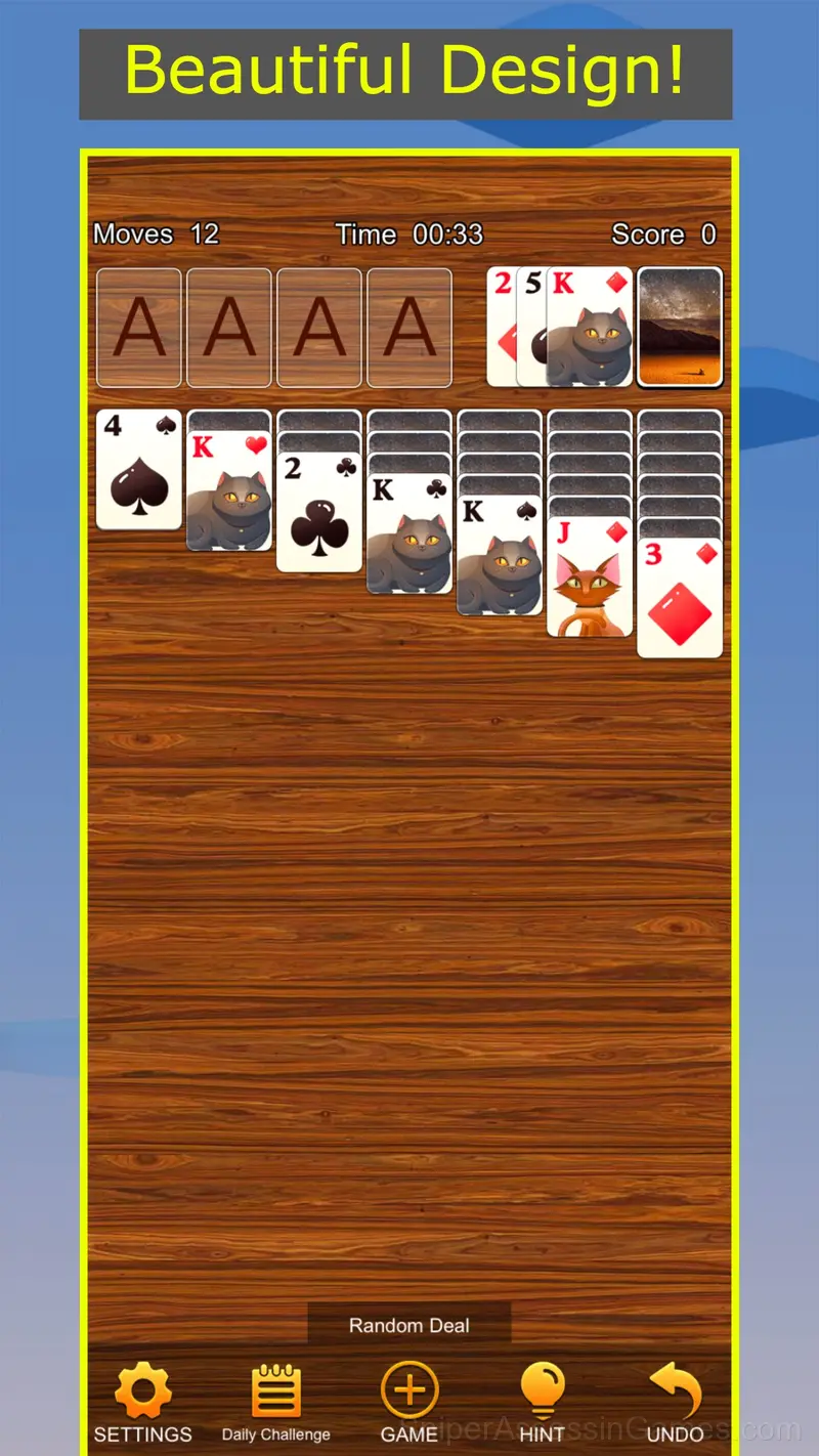 Classic Solitaire gameplay screenshot 4