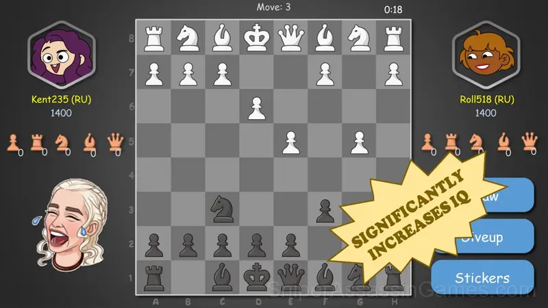 Chess (blitz online) gameplay screenshot 2