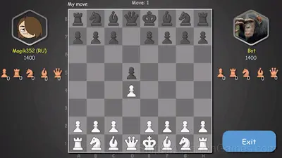 Chess (blitz online) gameplay screenshot 5