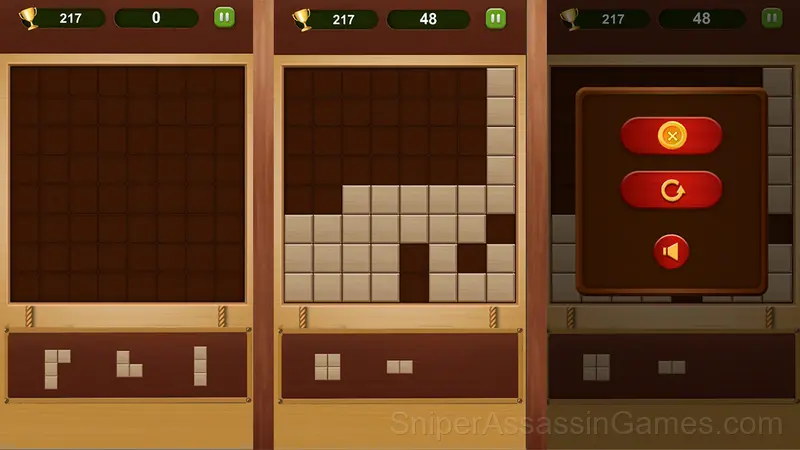 Wood Cubes gameplay screenshot 1