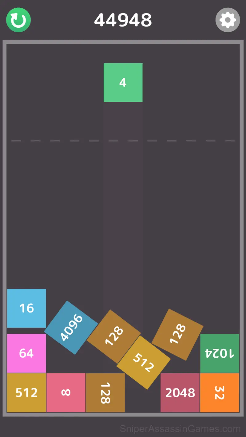 2048 Cubes gameplay screenshot 1