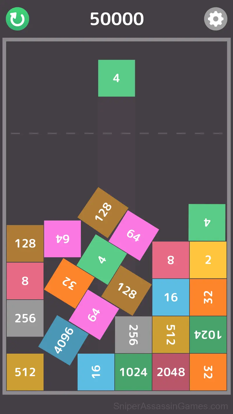 2048 Cubes gameplay screenshot 2