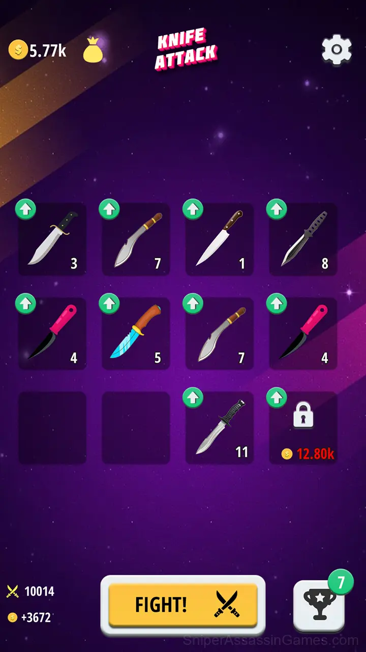 Knife attack gameplay screenshot 2