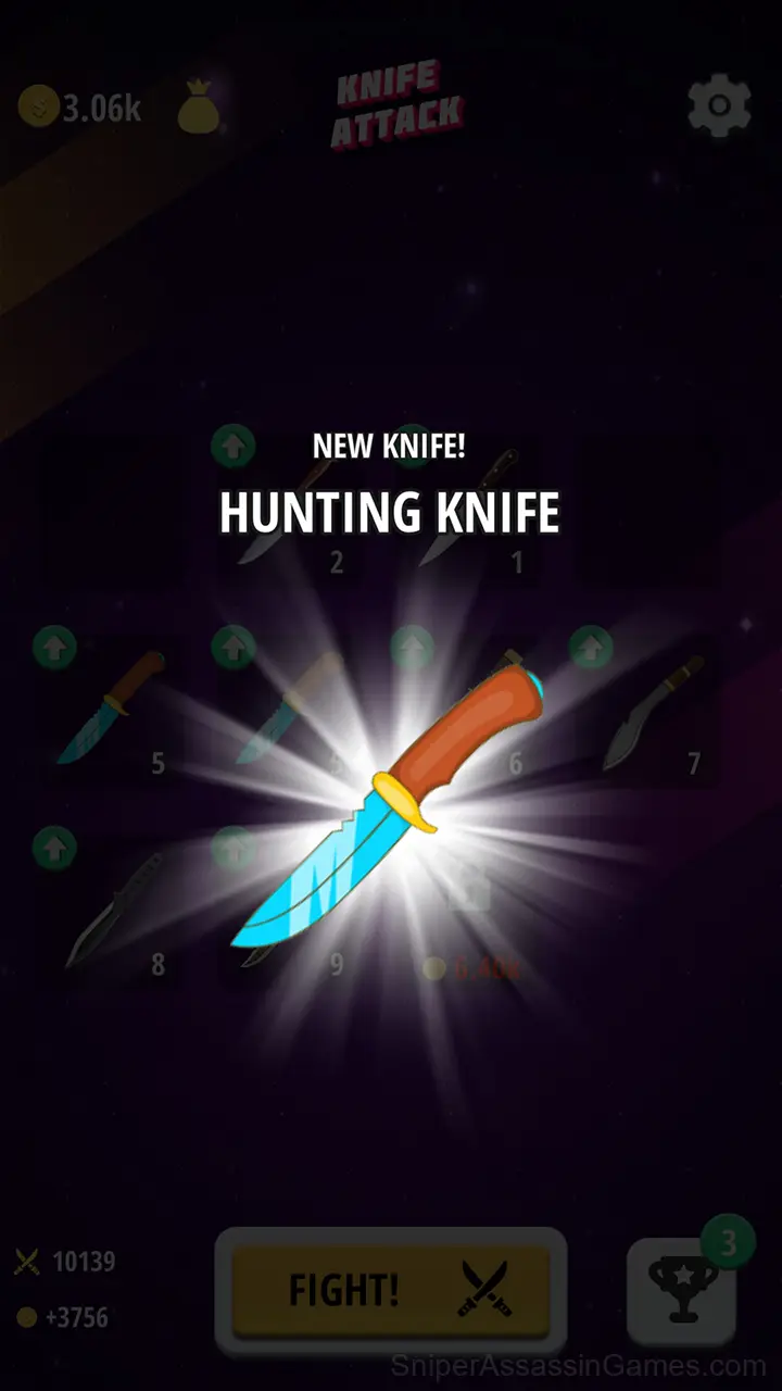 Knife attack gameplay screenshot 5