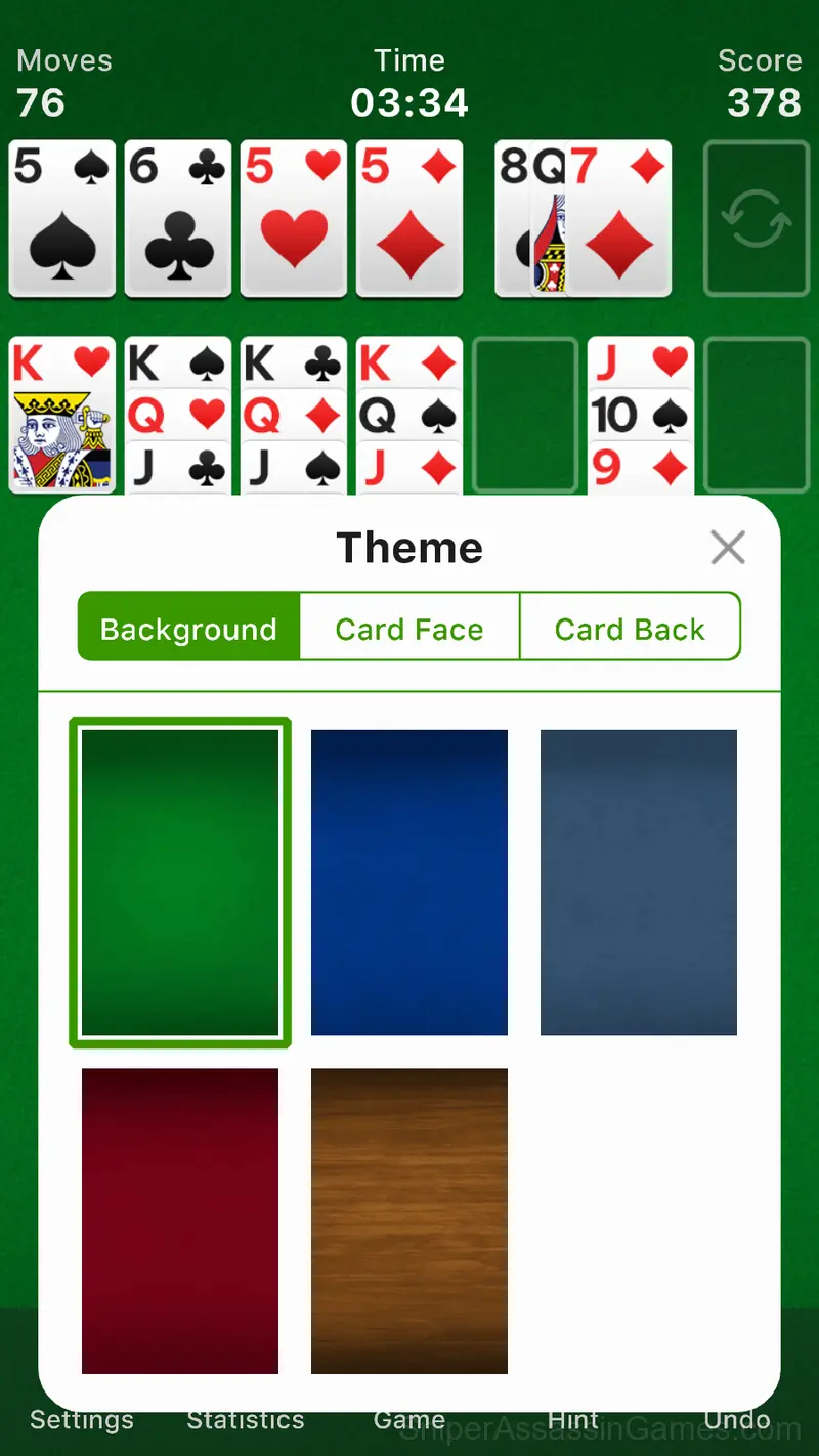 Solitaire Classic Klondike gameplay screenshot 4