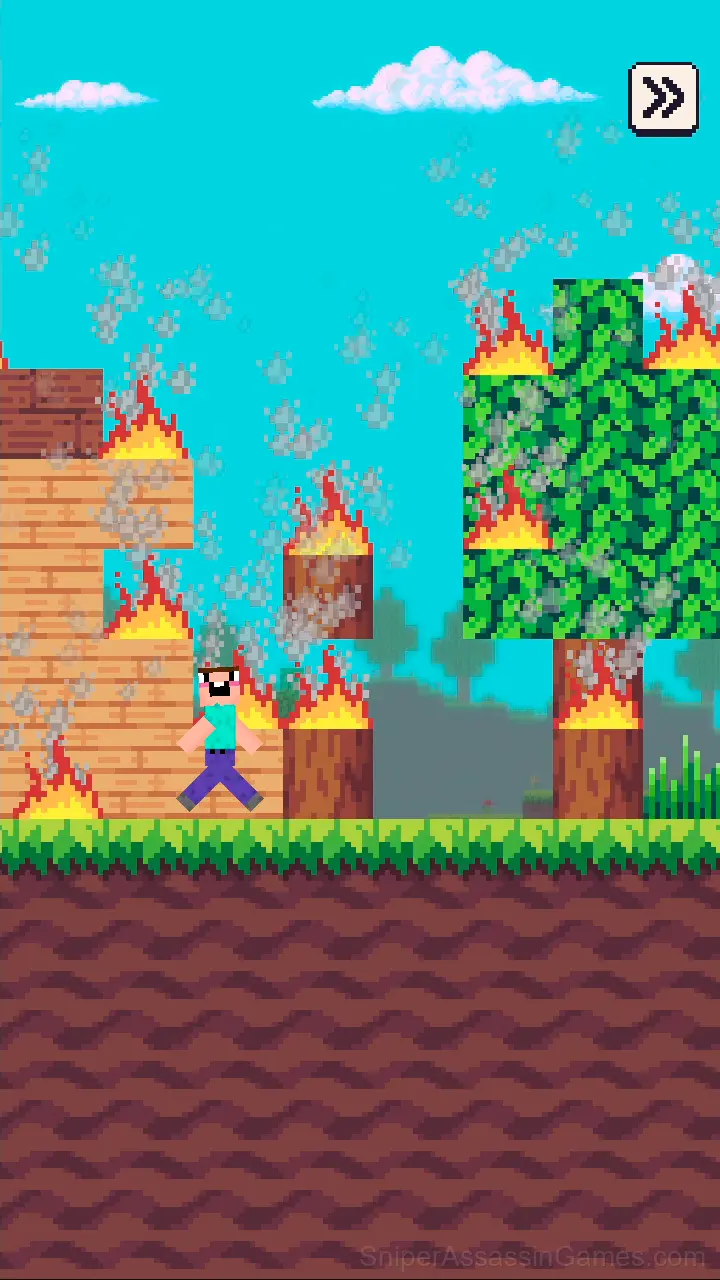 Noob vs 1000 zombies! gameplay screenshot 2