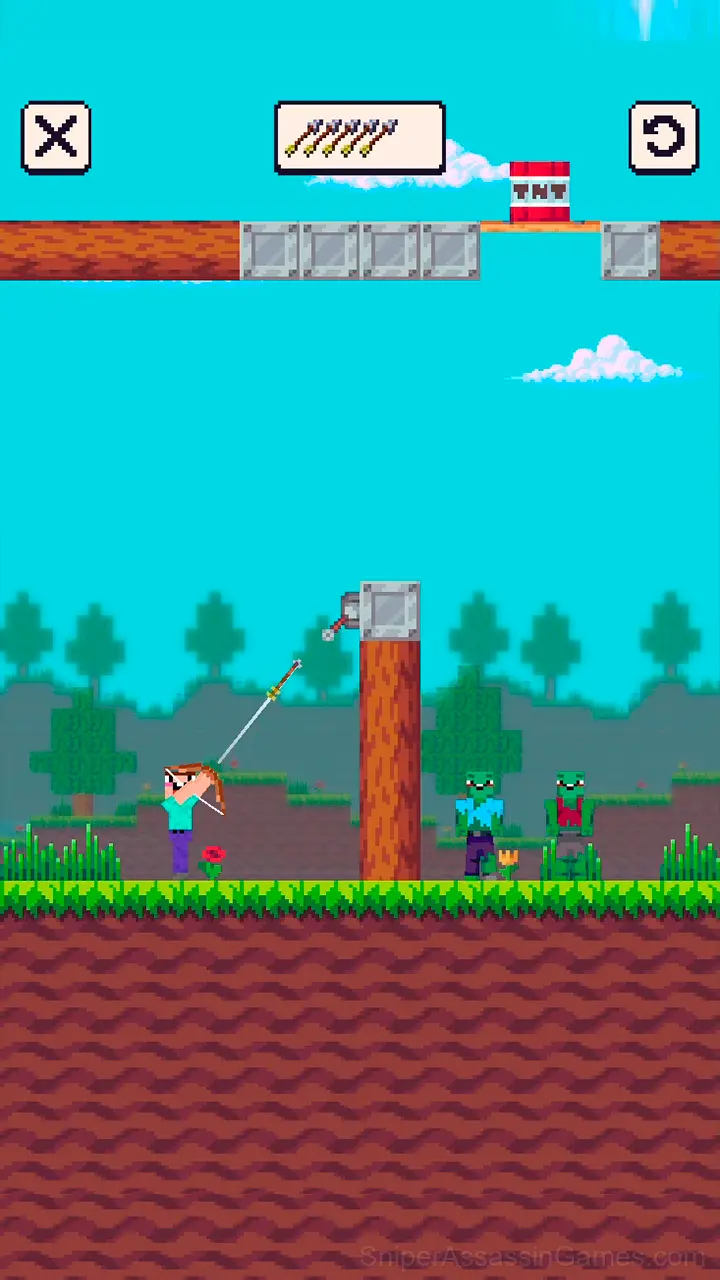 Noob vs 1000 zombies! gameplay screenshot 6