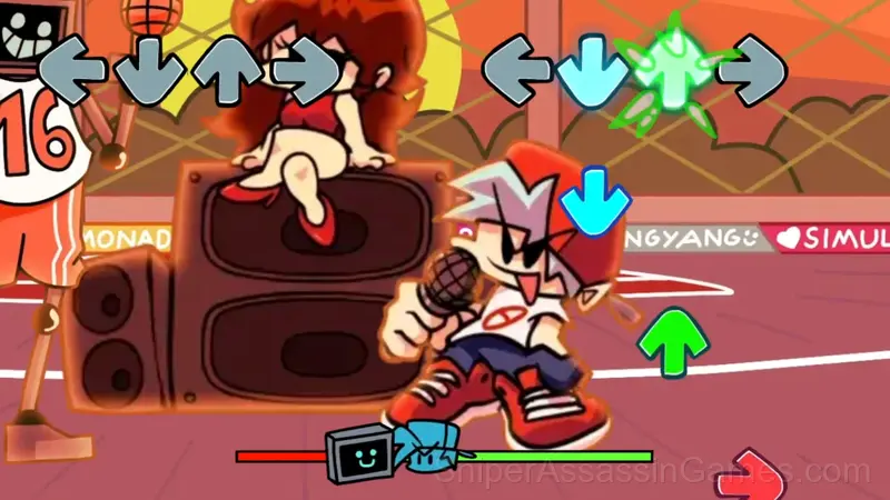 Friday Night Funkin vs. Hex Mod gameplay screenshot 1