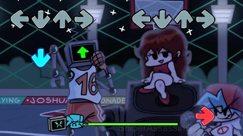 Friday Night Funkin vs. Hex Mod gameplay screenshot 2