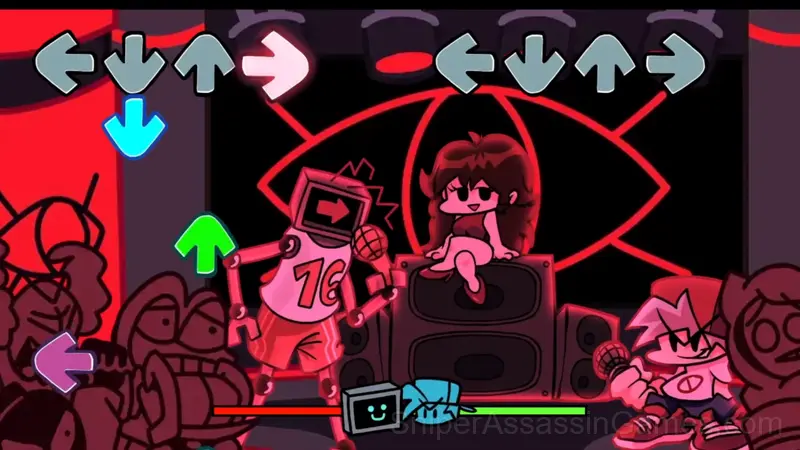 Friday Night Funkin vs. Hex Mod gameplay screenshot 3