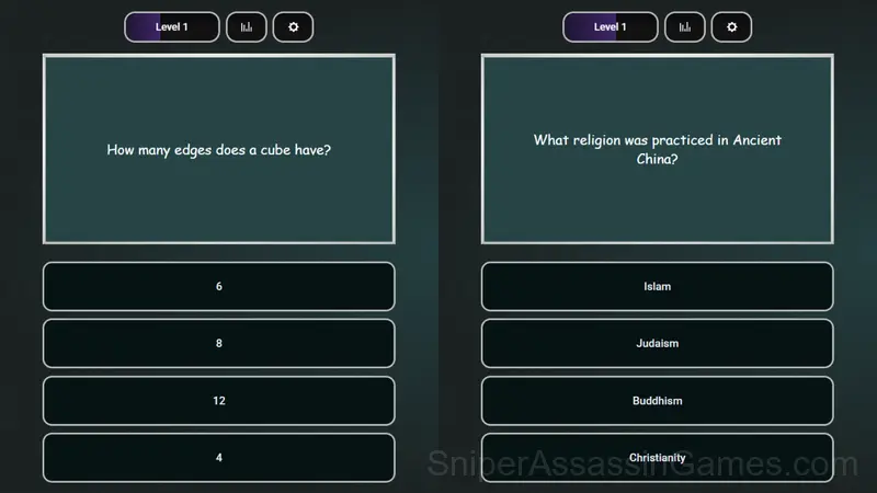School questions gameplay screenshot 2