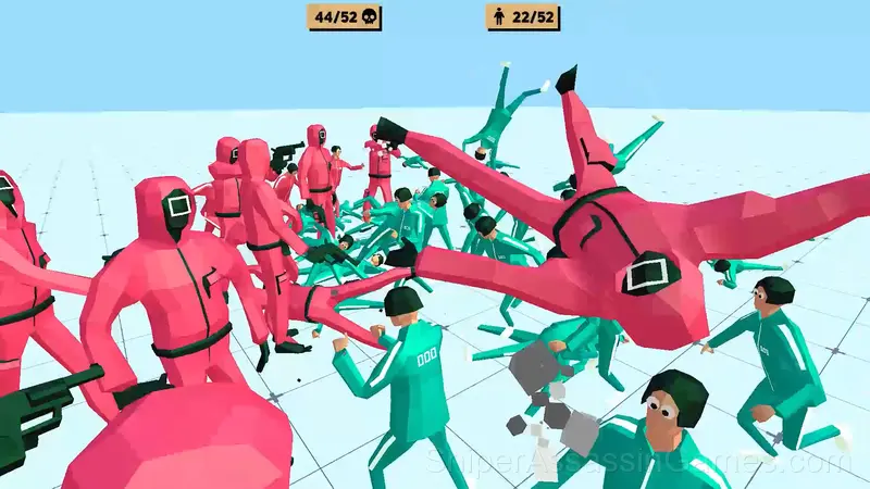 Squid Battle Simulator gameplay screenshot 1