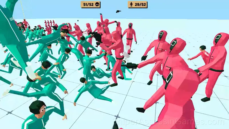 Squid Battle Simulator gameplay screenshot 4
