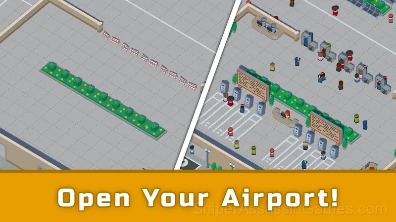 Idle Airport Empire Tycoon gameplay screenshot 1