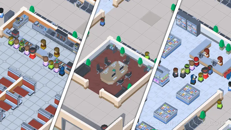 Idle Supermarket Tycoon gameplay screenshot 1