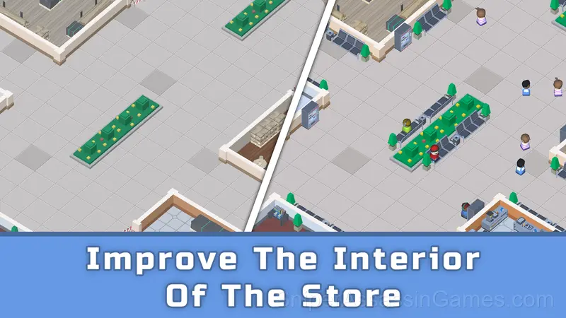 Idle Supermarket Tycoon gameplay screenshot 3