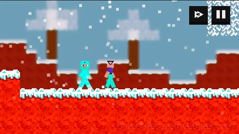 Noob vs Pro vs Hacker vs God gameplay screenshot 5