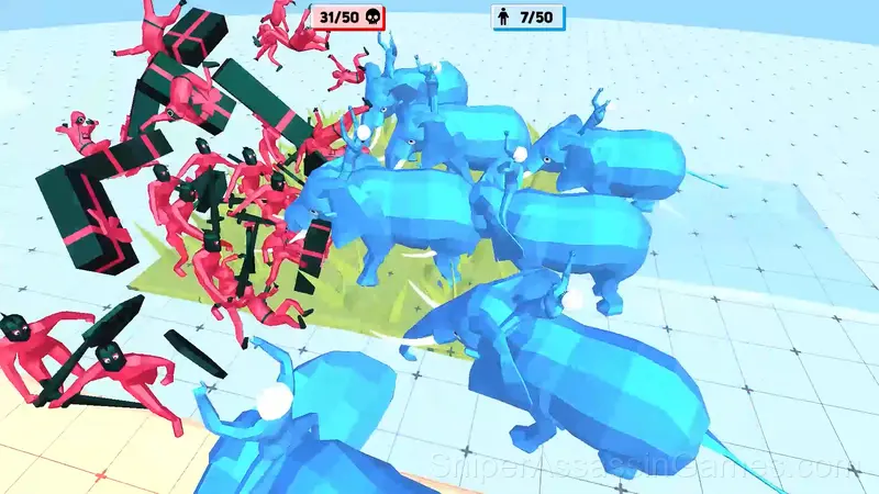 Funny Battle Simulator 2 gameplay screenshot 1