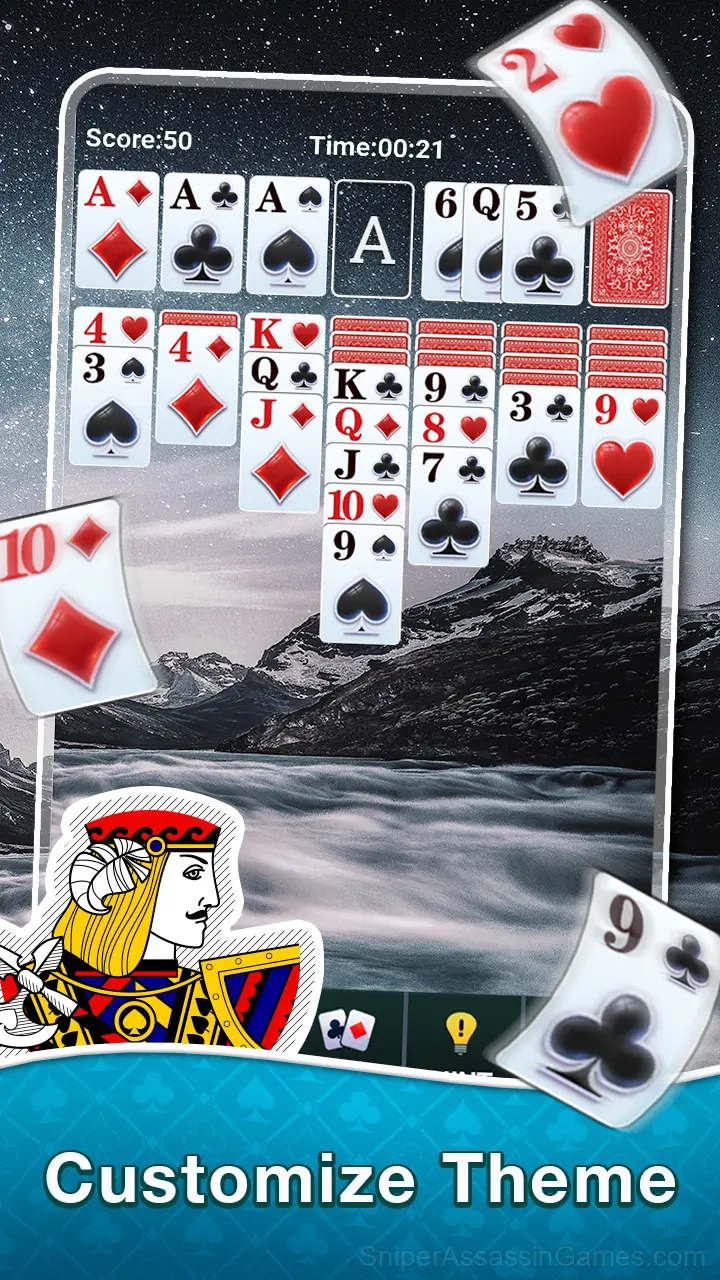 Solitaire gameplay screenshot 3