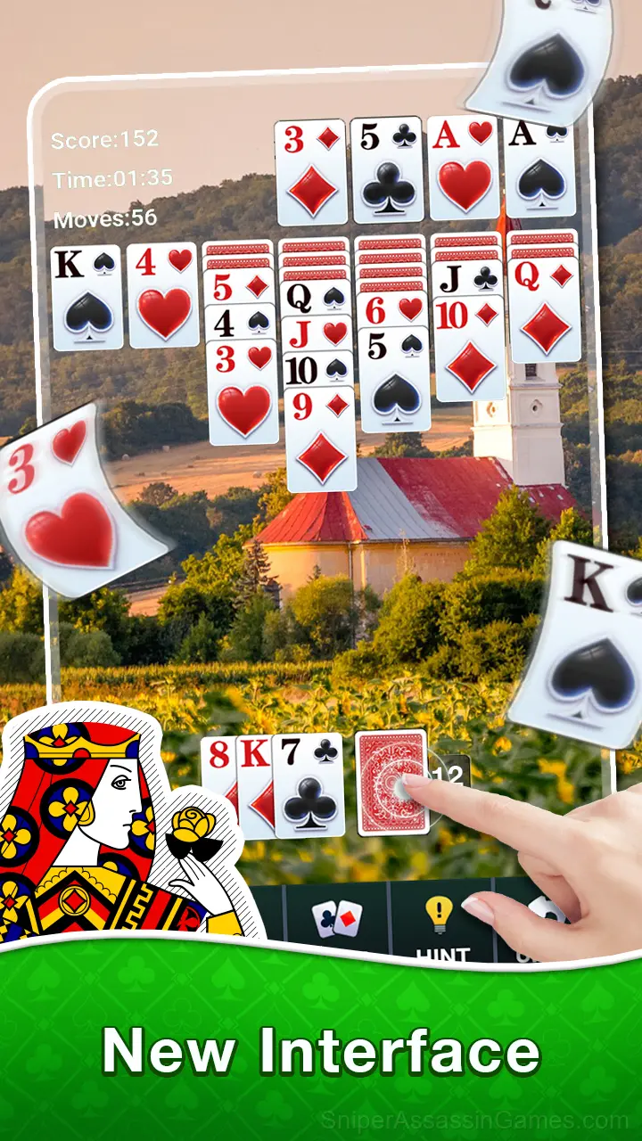 Solitaire gameplay screenshot 4