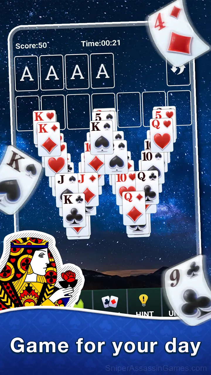 Solitaire gameplay screenshot 6