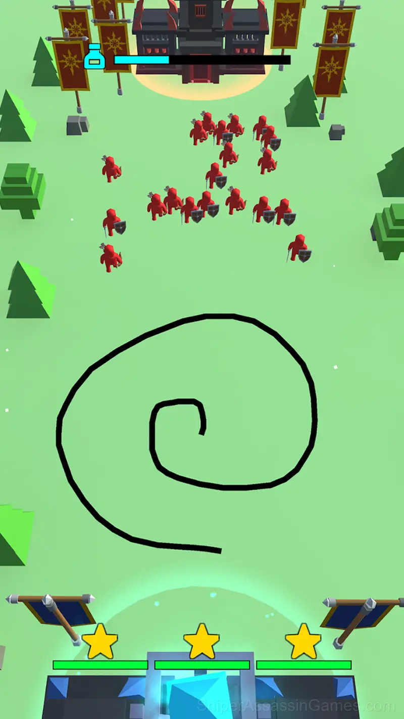 Draw Defence gameplay screenshot 3