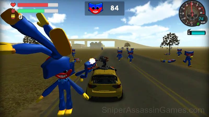 Huggy Wuggy Road gameplay screenshot 1