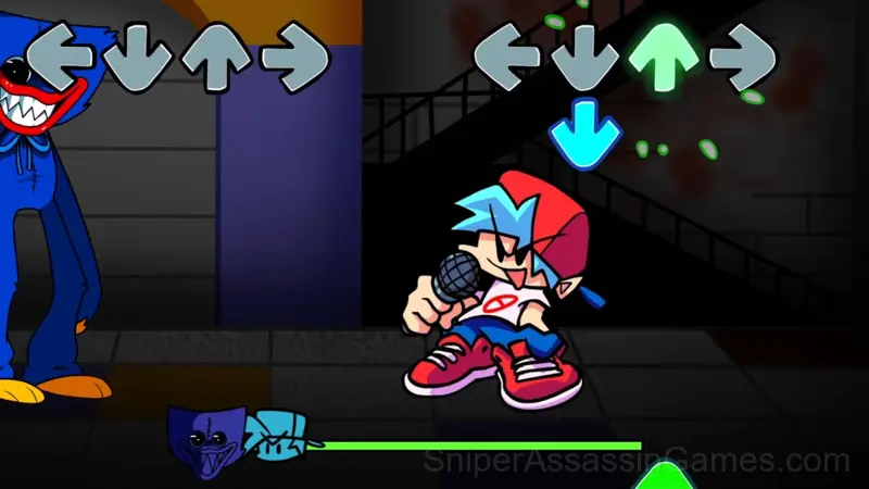 Friday Night Funkin vs HuggyWuggy gameplay screenshot 1
