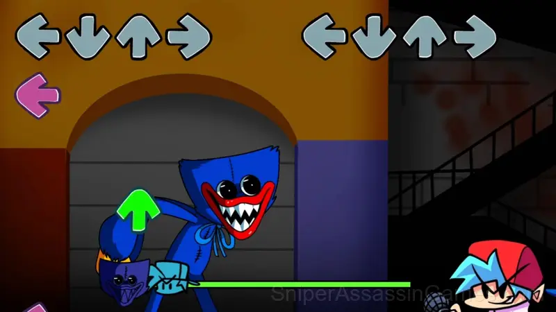 Friday Night Funkin vs HuggyWuggy gameplay screenshot 2