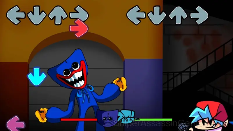 Friday Night Funkin vs HuggyWuggy gameplay screenshot 3