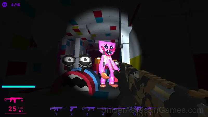 Huggy Wuggy Shooter gameplay screenshot 2